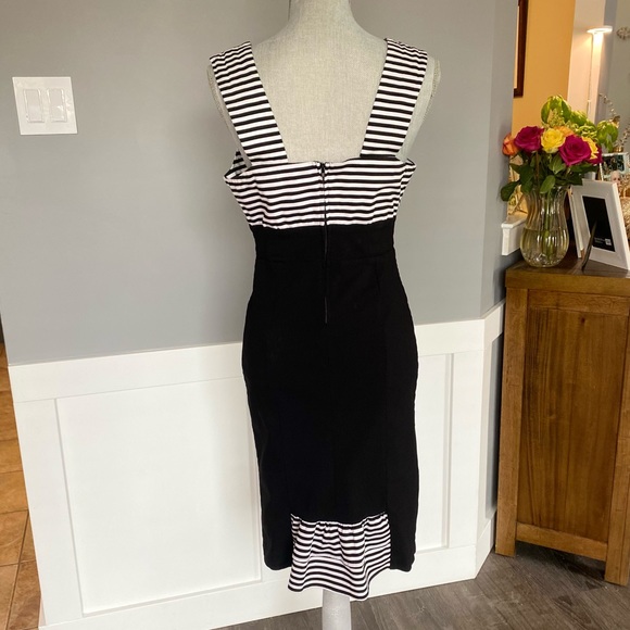 Black & white wiggle dress - Picture 2 of 6